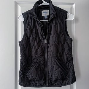 Old Navy Quilted (Thin) Black Vest - Size XS
